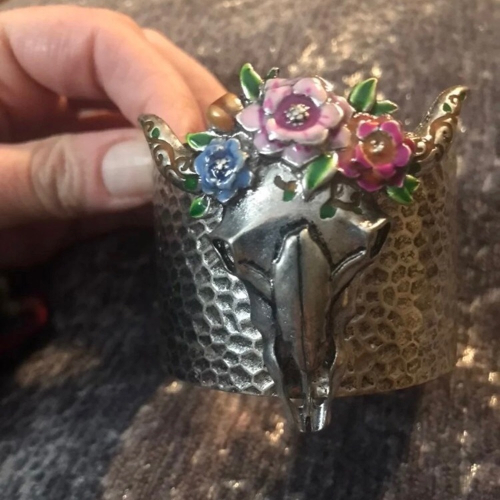 Silver Bull cuff